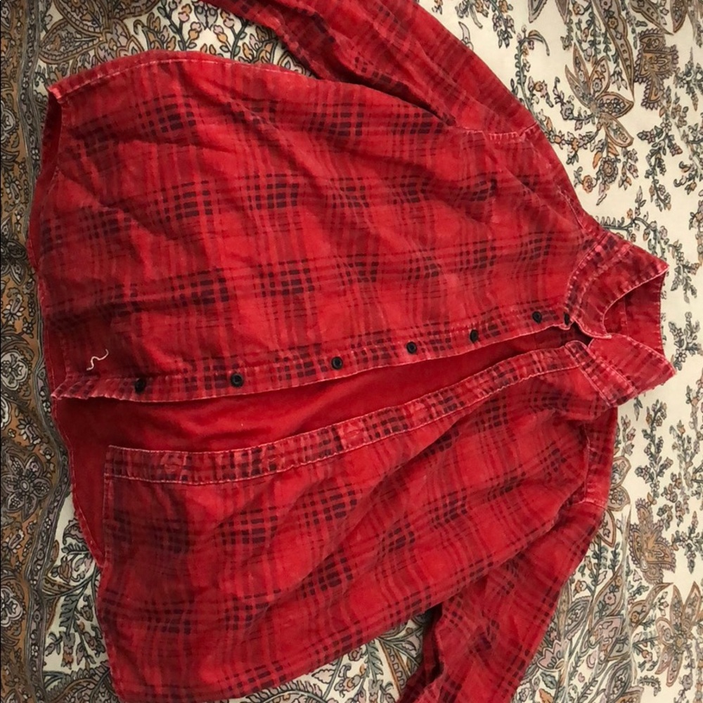Distressed Red Flannel